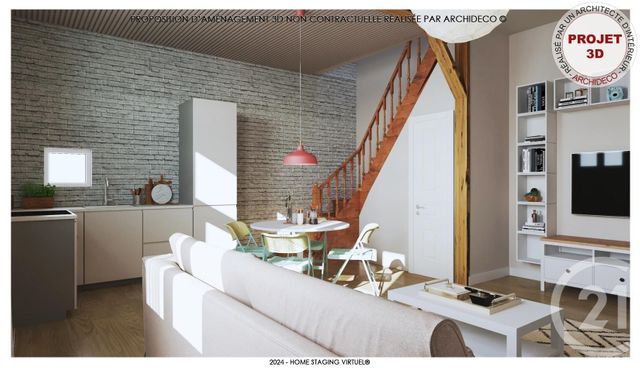 maison à vendre - 2 pièces - 66.0 m2 - LA REOLE - 33 - AQUITAINE - Century 21 Lgi Immo